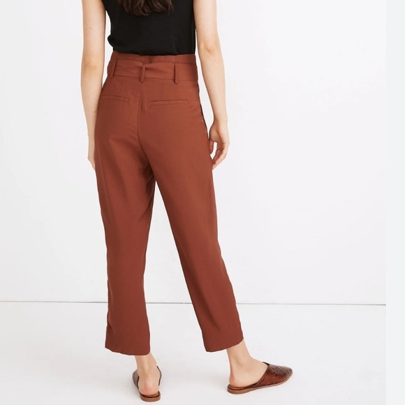 Madewell Drapey Paper Bag Pants Size 8 - Picture 2 of 5